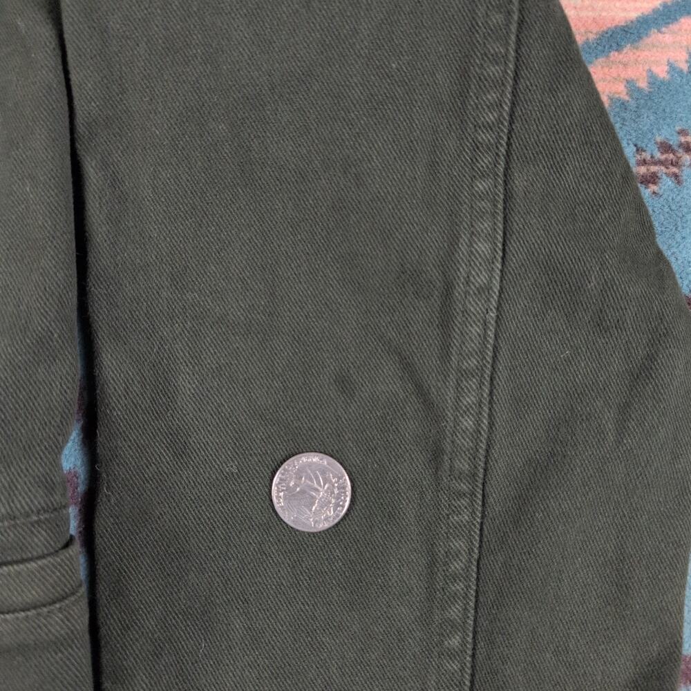 Labo.art Women’s Dark Olive Green Jacket Size 2 100% Cotton Archived Old Label - Picture 7 of 11